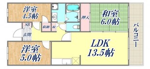 セレーノ園田の物件間取画像